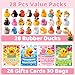 ANGGIKO 28 Pack Valentines Day Gifts for Kids Valentine Rubber Ducks in Bulk with Valentines Cards for Girls Boys School Classroom Assorted Ducks for Jeeps Valentines Party Favors Classroom Exchange Gifts - Image 4
