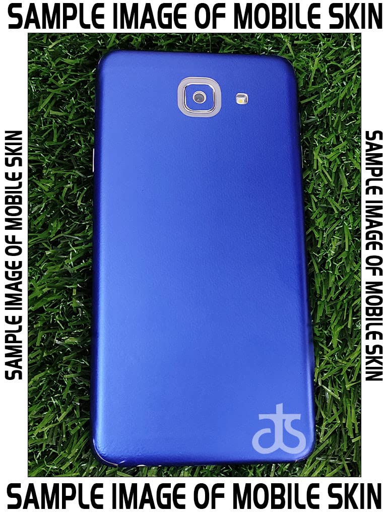 AtOdds Mobile Skin Sticker Wrap Compatible with Samsung S24 Ultra (5g) | Scratchproof Matte Finish | Full Coverage for All Sides & Camera Protection (Design - Cobalt Blue) - Image 2