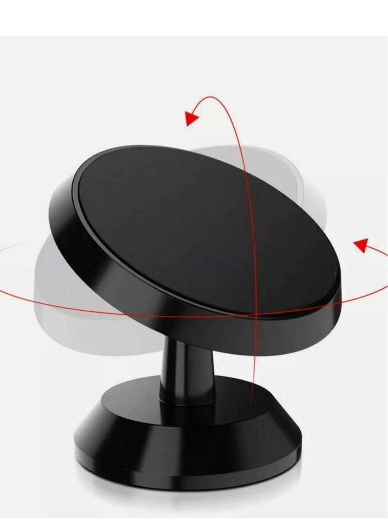 GO-DES In Car Magnetic Phone Holder Mount Dashboard Dash Mobile Rotate 360 Swivel Stick - Image 1