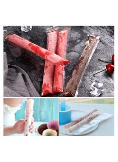 Y&D 200 Pcs Popsicle Bags, Disposable Molds Ice Pop Mold Bags with Silicone Funnel, for DIY Healthy Snacks, Yogurt, Juice and Fruit Smoothies  - Image 5
