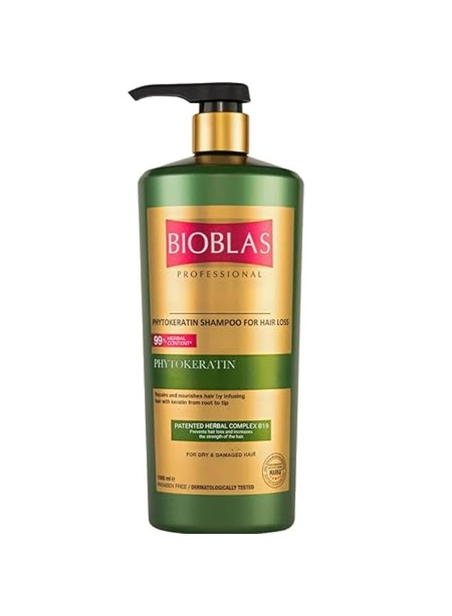 BIOBLAS PROFESSIONAL PHYTOKERATIN SHAMPOO FOR HAIR LOSS 100ML PARABEN FREE FOR DRY AND DAMAGED HAIR - Image 1