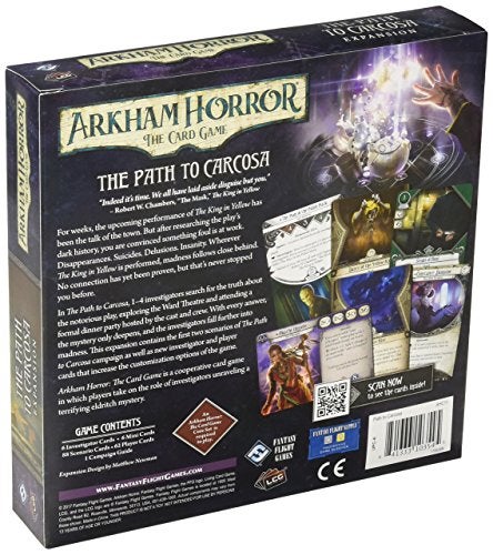 Fantasy Flight Games Arkham Horror The Card Game Path to Carcosa Deluxe EXPANSION Uncover Madness and Mystery Cooperative Living Card Game Ages 14 14 Players 12 Hour Playtime - Image 5