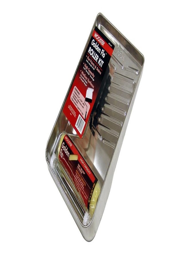 ووستر مجموعة أسطوانة Wooster Brush R914-9 Golden Flo، بوبر 3/8 بوصة، 9 بوصات - Image 1