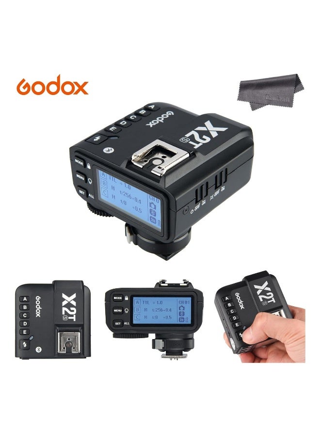 Godox X2T-S TTL High-Speed Sync 1/8000s 2.4G Wireless Flash Trigger Transmitter with Bluetooth Connection Compatible for Sony Cameras with USB LED, HSS Transmitter for Godox Flash,Group Function,APP Control - Image 1
