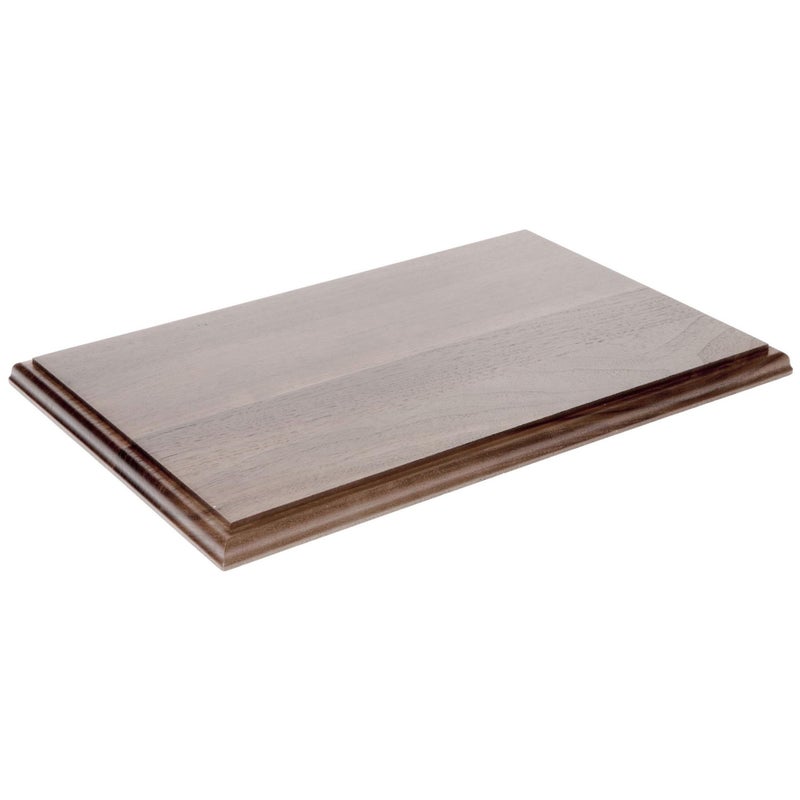 Plymor Plymor Solid Walnut Rectangular Wood Display Base with Ogee Edge 1675 W x 105 D x 075 H