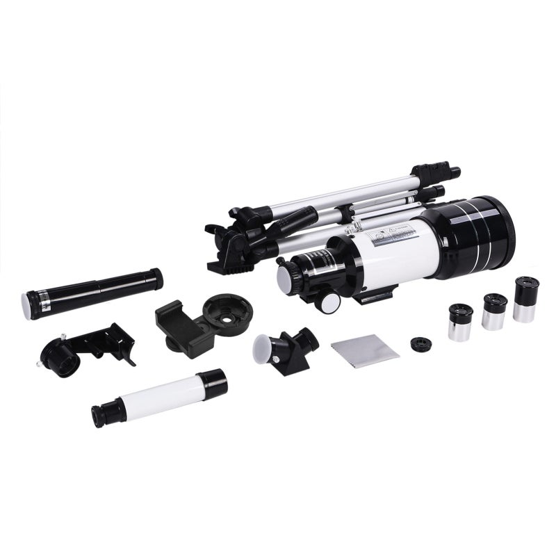 Telescope: 70mm Aperture 300mm Focal Length High-Definition Optics - Intelligent Star Finding Telescope for Astronomy Beginners, Adults, Kids & Outdoor Adventures - Image 1