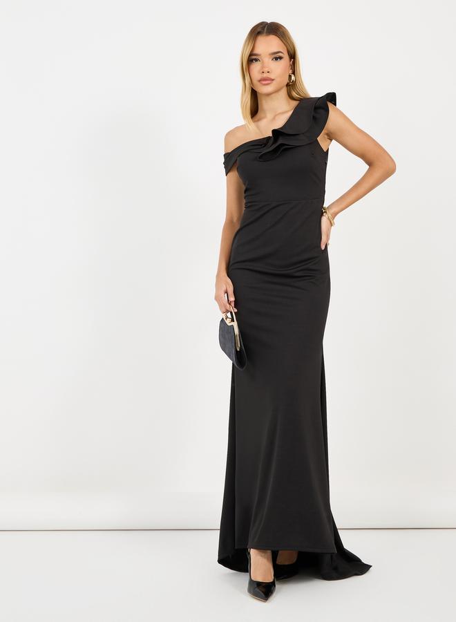 Styli One-Shoulder Maxi Dress  - Image 1