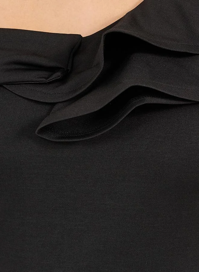 Styli One-Shoulder Maxi Dress