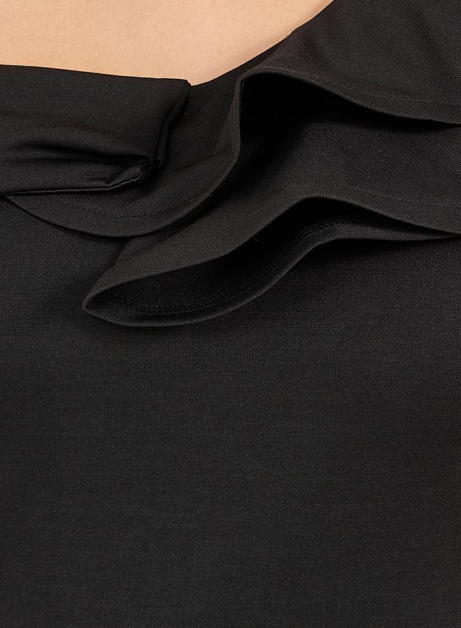 Styli One-Shoulder Maxi Dress  - Image 3