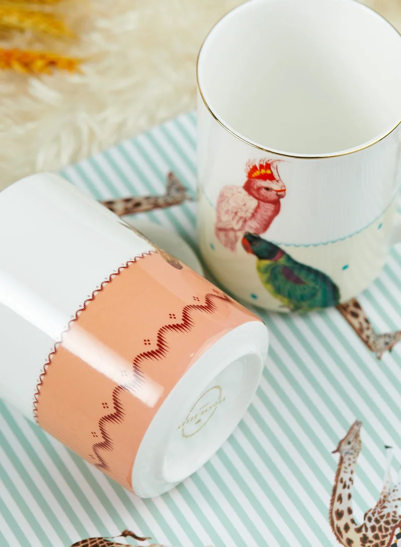 YVONNE ELLEN 2 Pack Printed Mugs