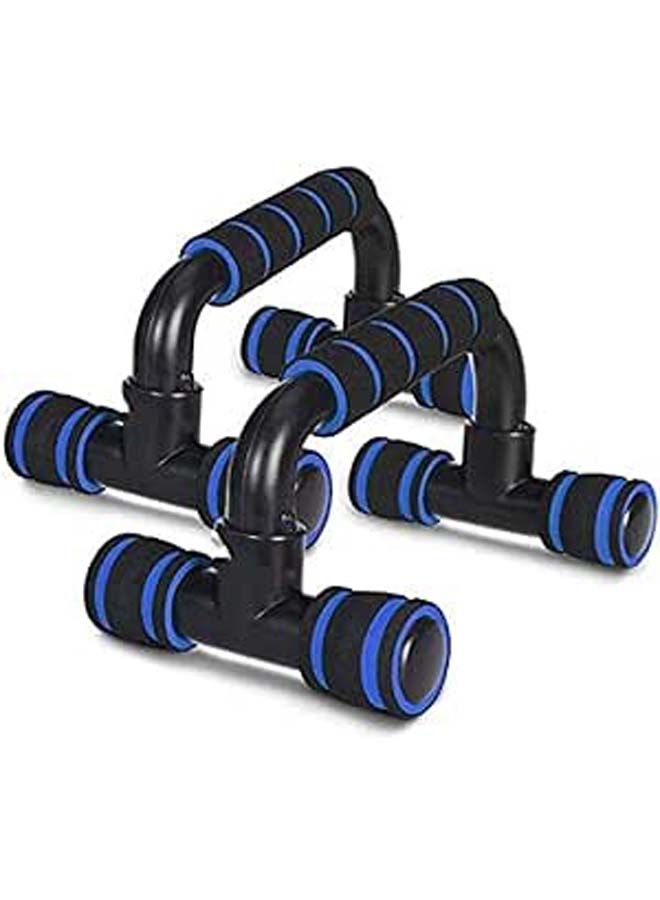 General H-type push-up support, ideal for muscle strengthening, push-up bars, stands, handles, assistive equipment for men and women, push-up exercises, home fitness exercises, strength training, one pair (multi-color) - Image 1