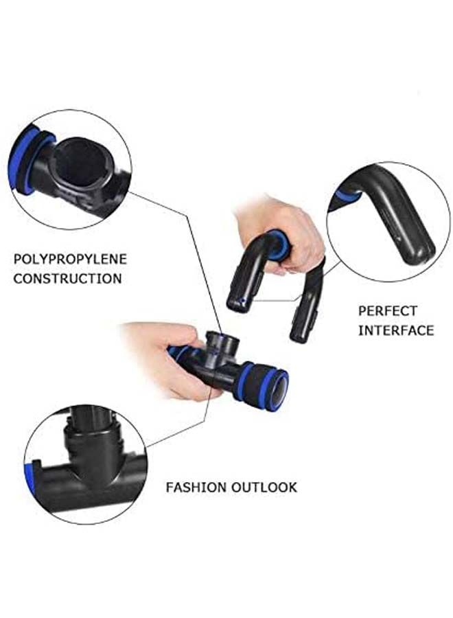 General H-type push-up support, ideal for muscle strengthening, push-up bars, stands, handles, assistive equipment for men and women, push-up exercises, home fitness exercises, strength training, one pair (multi-color) - Image 3