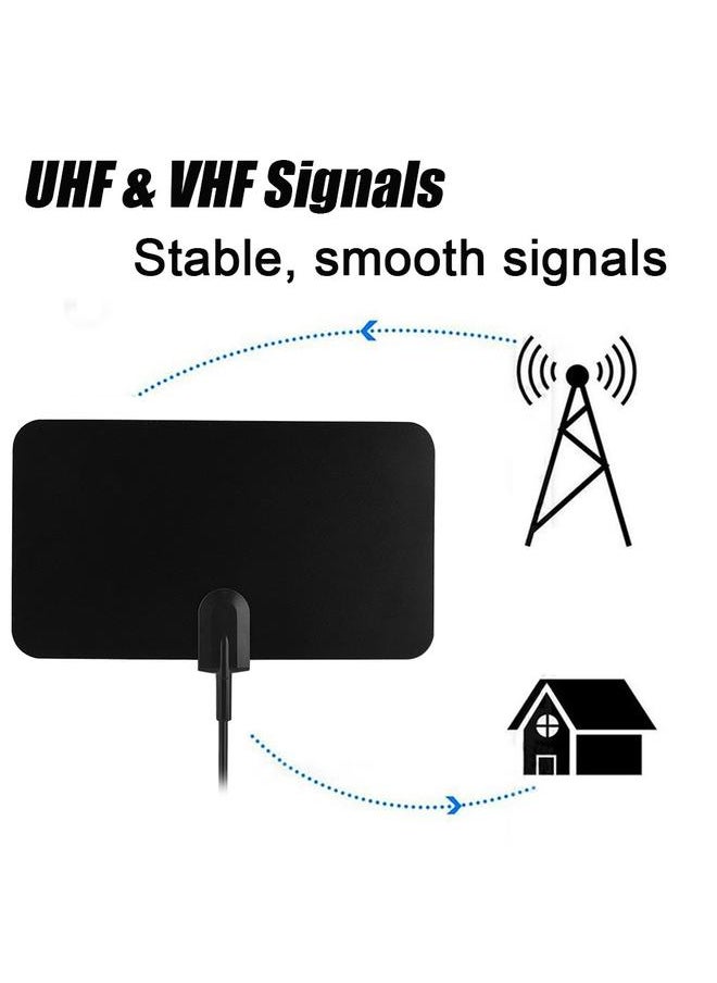 Thoraya - UHF/VHF HD Digital Indoor Amplified TV Antenna 1080P 470-862MHz Strong Signal ATSC TV Antenna - Image 1