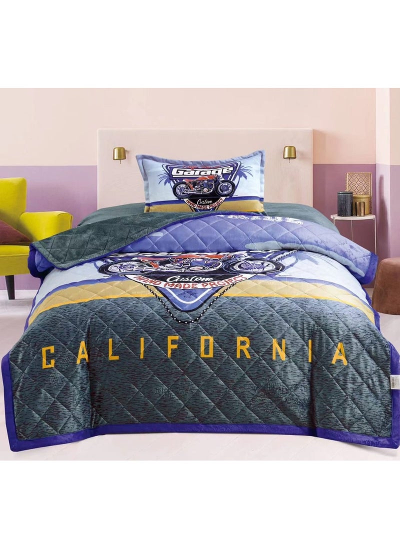 Generic 3pcs winter kids comforter set single size 160x210cm includes comforter set, fitted sheet and pillow sham 