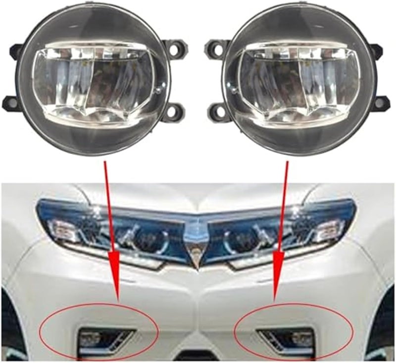 Vuzmode مجموعة مصابيح الضباب LED من Vuzmode لسيارة تويوتا لاند كروزر LC200 - Image 4