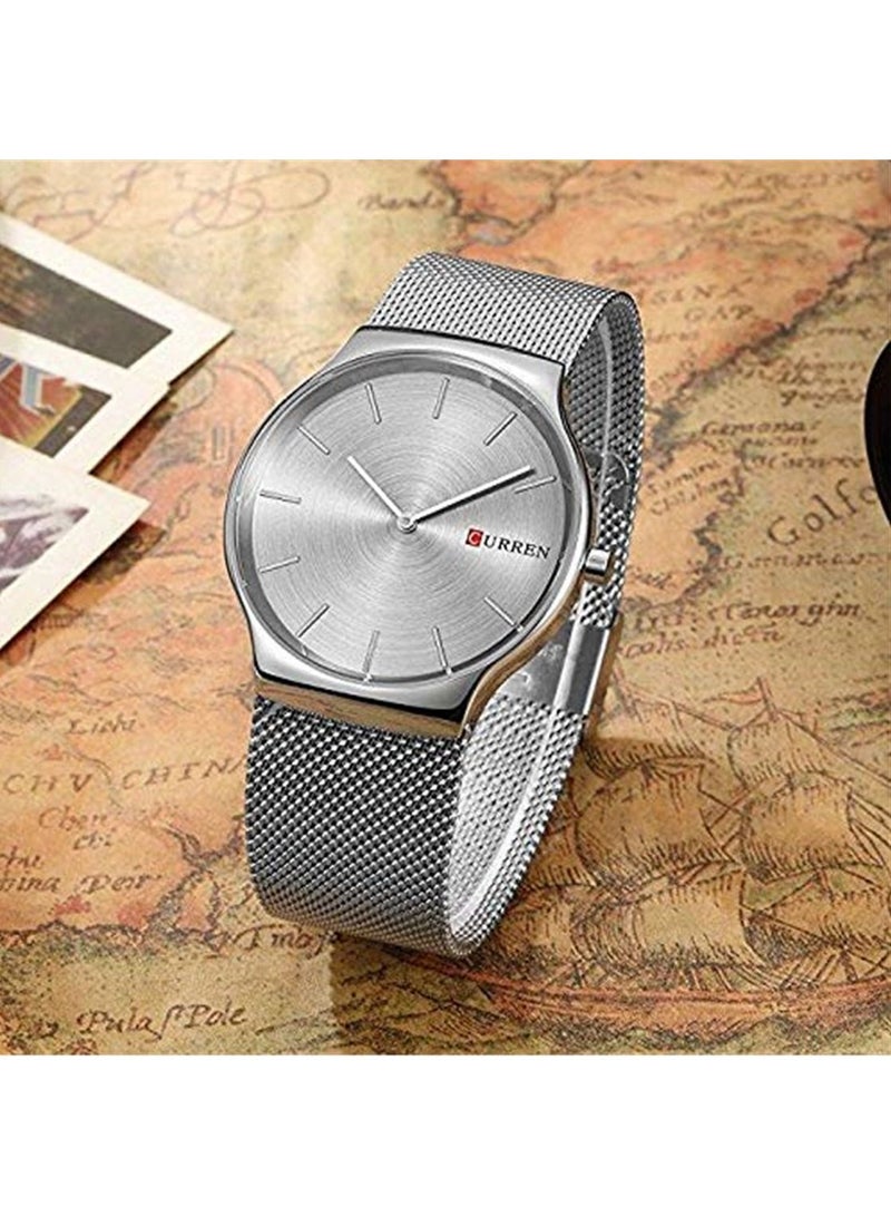 كارين رجل رياضة مقاومة للماء الفولاذ المقاوم للصدأ سوار التناظرية ووتش عرض - Image 1