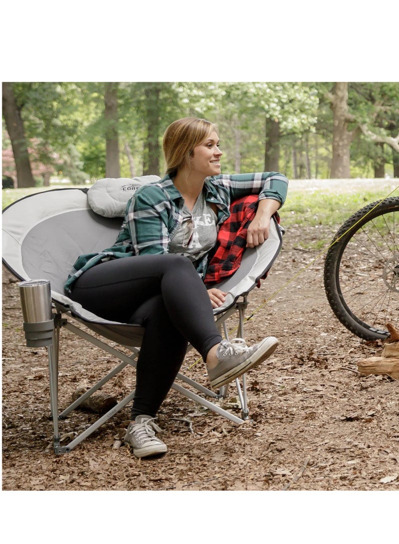 معدات كور كرسي دائري مبطن كبير الحجم - Image 2