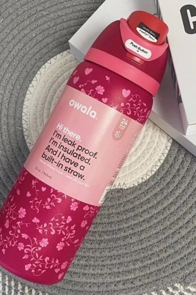 Insulated Stainless Steel Water Bottle With Straw For Sports Travel And School BPA Free Sports Water Bottle(32OZ) - view 3