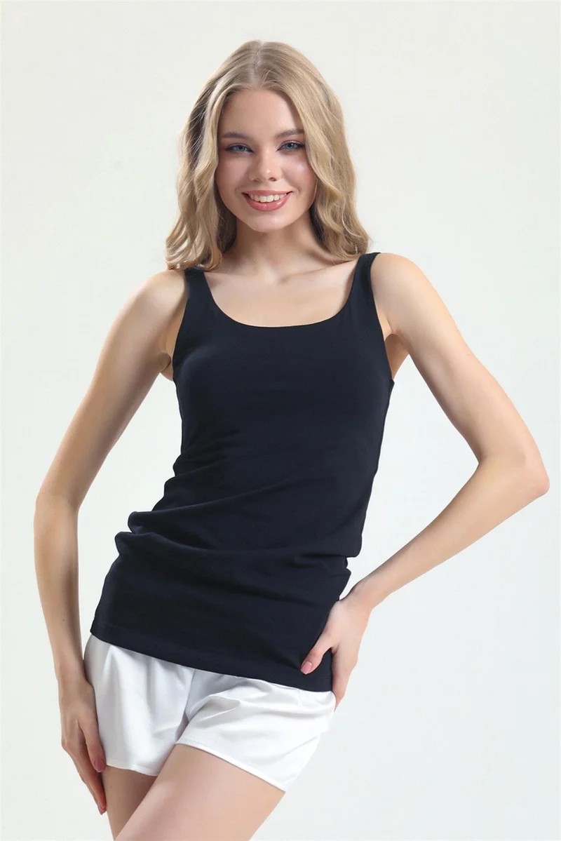 Magic Form 2021 - Combed Fabric Tight Strap Long Undershirt