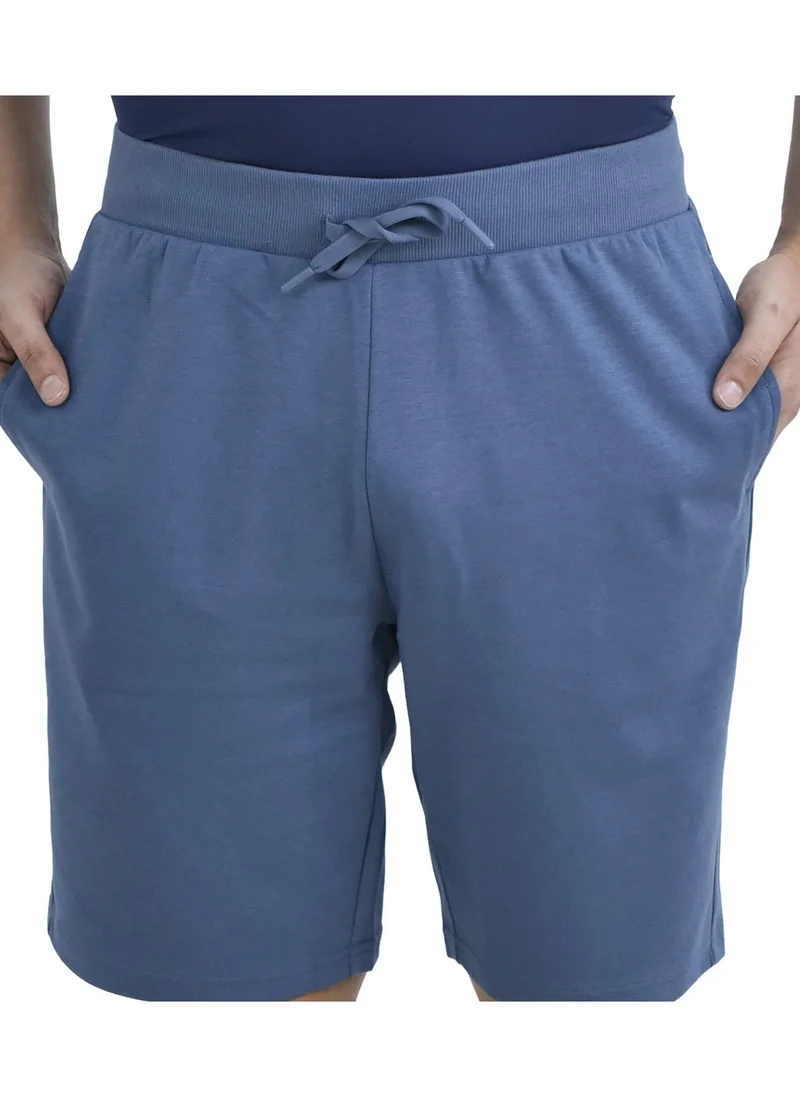 جيوردانو Men's Double Knit Shorts Blue