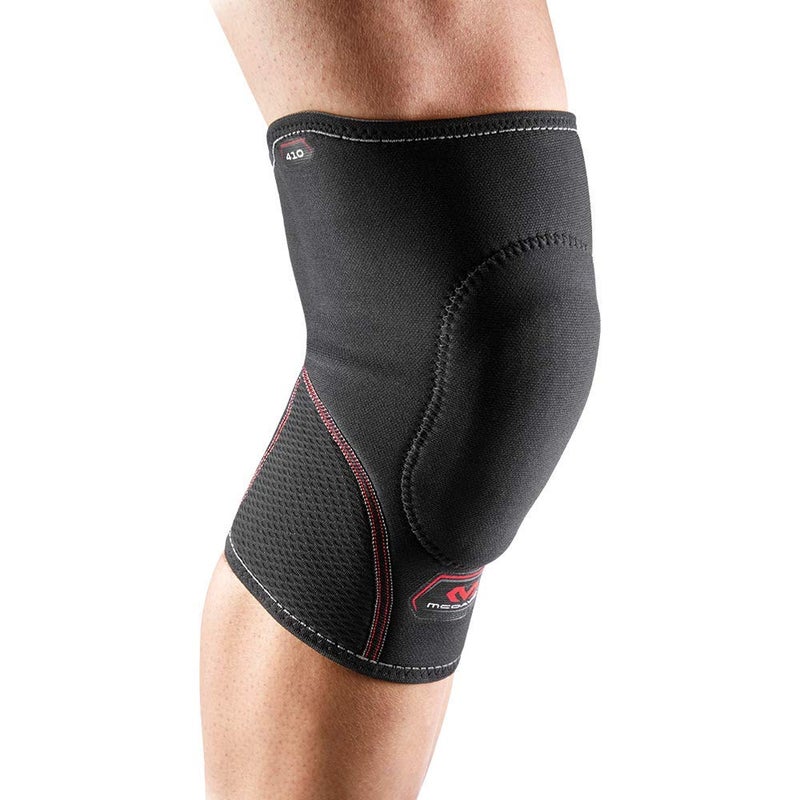 McDavid Knee Pad with Thick Gel Sorbothane Insert for Impact Absorption and Support. Compression Sleeve Knee Brace. For Sports and Activities like Wrestling, Volleyball, Lacrosse Gardening, Home Work. Left or Right Knee - Image 1
