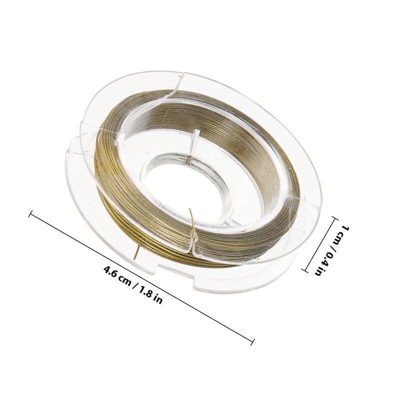 TIDTALEO Beading Wire 0.3-0.38Mm Mixed Color Steel Wire 10M DIY for Handcrafts and Accessories Making - Image 2