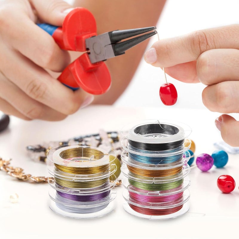TIDTALEO Beading Wire 0.3-0.38Mm Mixed Color Steel Wire 10M DIY for Handcrafts and Accessories Making - Image 4