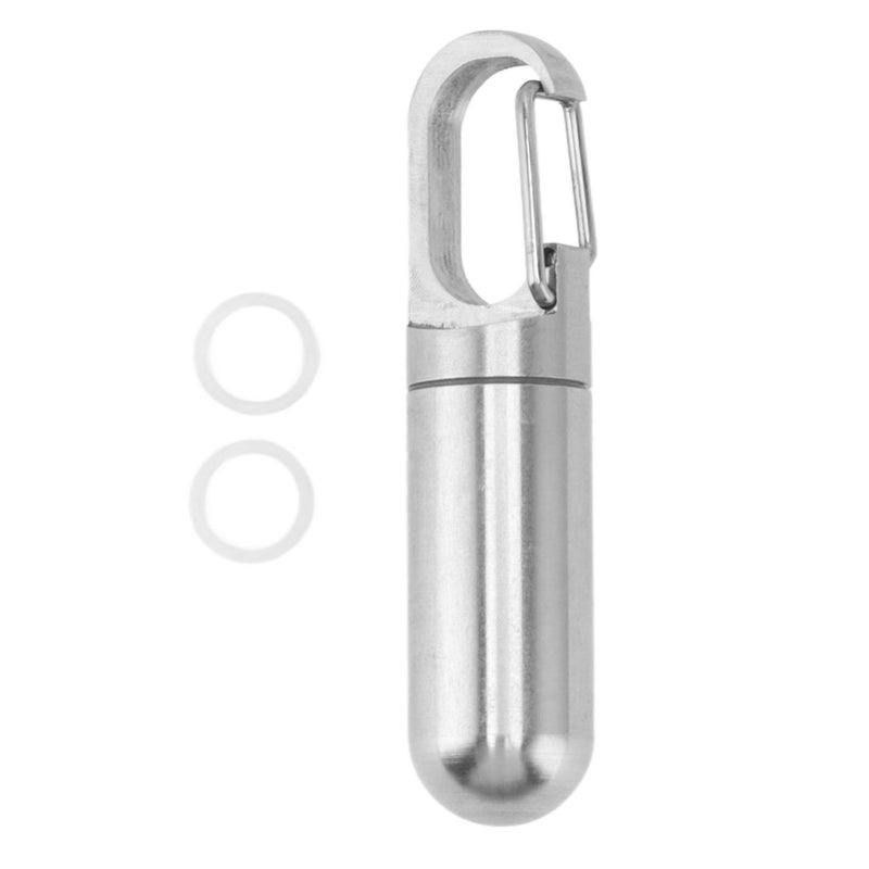 Keychain Tablet Holder Portable Waterproof Stainless Steel Tablet Case for Outdoor Camping Travel Medium - Image 1