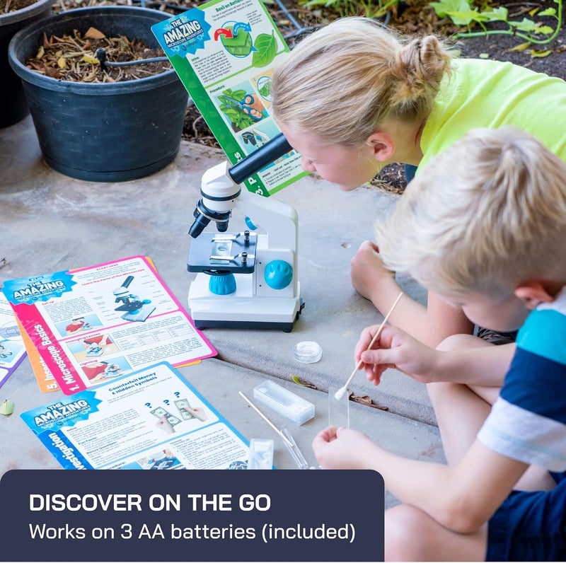 Omano Juniorscope Microscope for Kids – Microscope Kit for Kids 8+ for Science Microscope Experiments – Kids Microscope Kit That Encourage STEM Exploration – Beginner Microscope for Kids 8 and Up. - Image 5