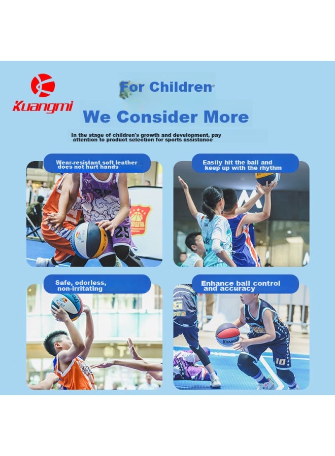 Kuangmi No. 5 Basketball For Children, Elementary School Boys And Girls, Moisture-absorbing Pu, Non-slip, Professional Feel, For Compeion And Training - Image 3