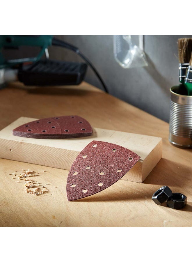 Bosch (2609256A66) Grit 240 Sanding Sheets For Orbital Sanders 10Pcs/Set - Image 4