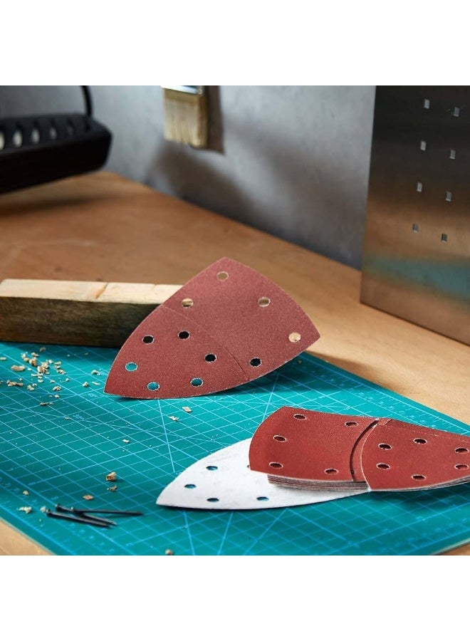 Bosch (2609256A66) Grit 240 Sanding Sheets For Orbital Sanders 10Pcs/Set - Image 3