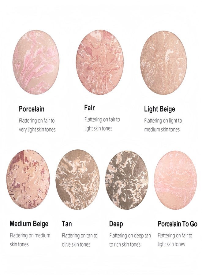 MAEPEOR Baked Setting Powder Brighten Color Correcting Powder Foundation Natural Smooth Lightweight Oil-Control Pressed Foundation (04 Medium Beige) - Image 3