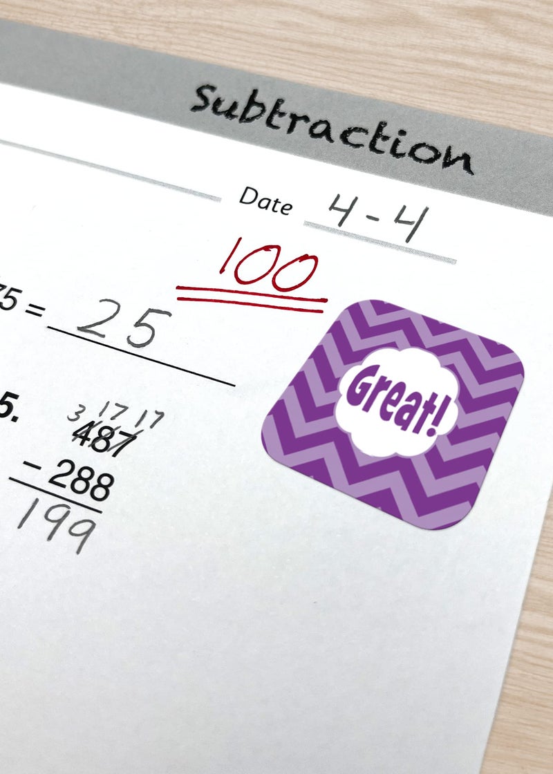 Teacher Created Resources Chevron Stickers - Image 2