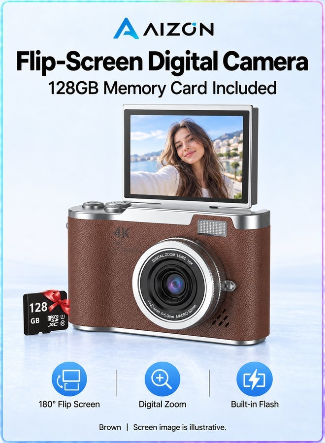 aizon Aizon Digital Camera 128GB Z0A7152F7B0923E0E4748Z