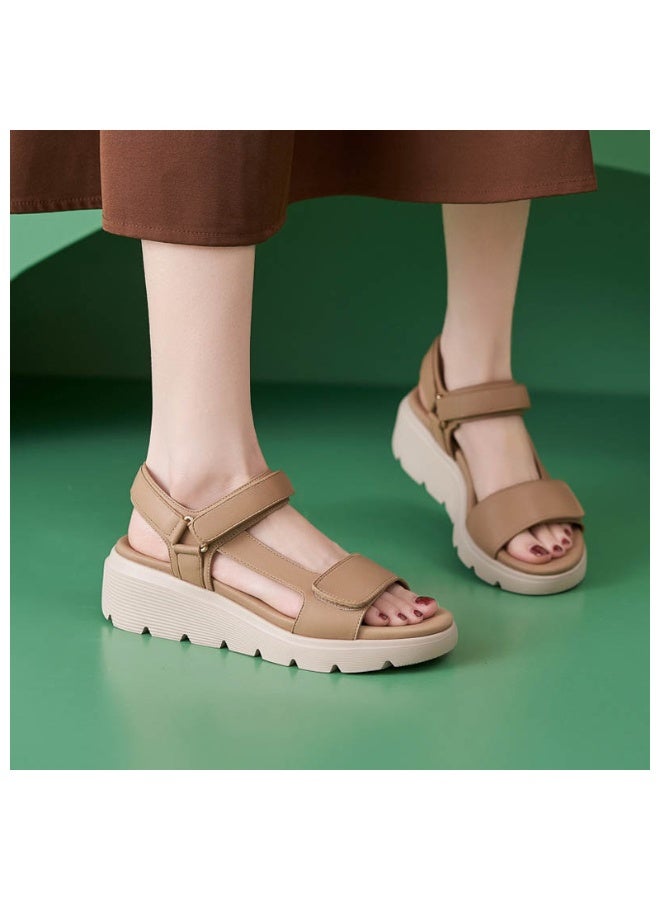 NIBEMINENT Women's Summer Sandals Outdoor Fashion Comfortable Soft Elegant Strappy Beach Sandal Ladies Shoes  - Image 4