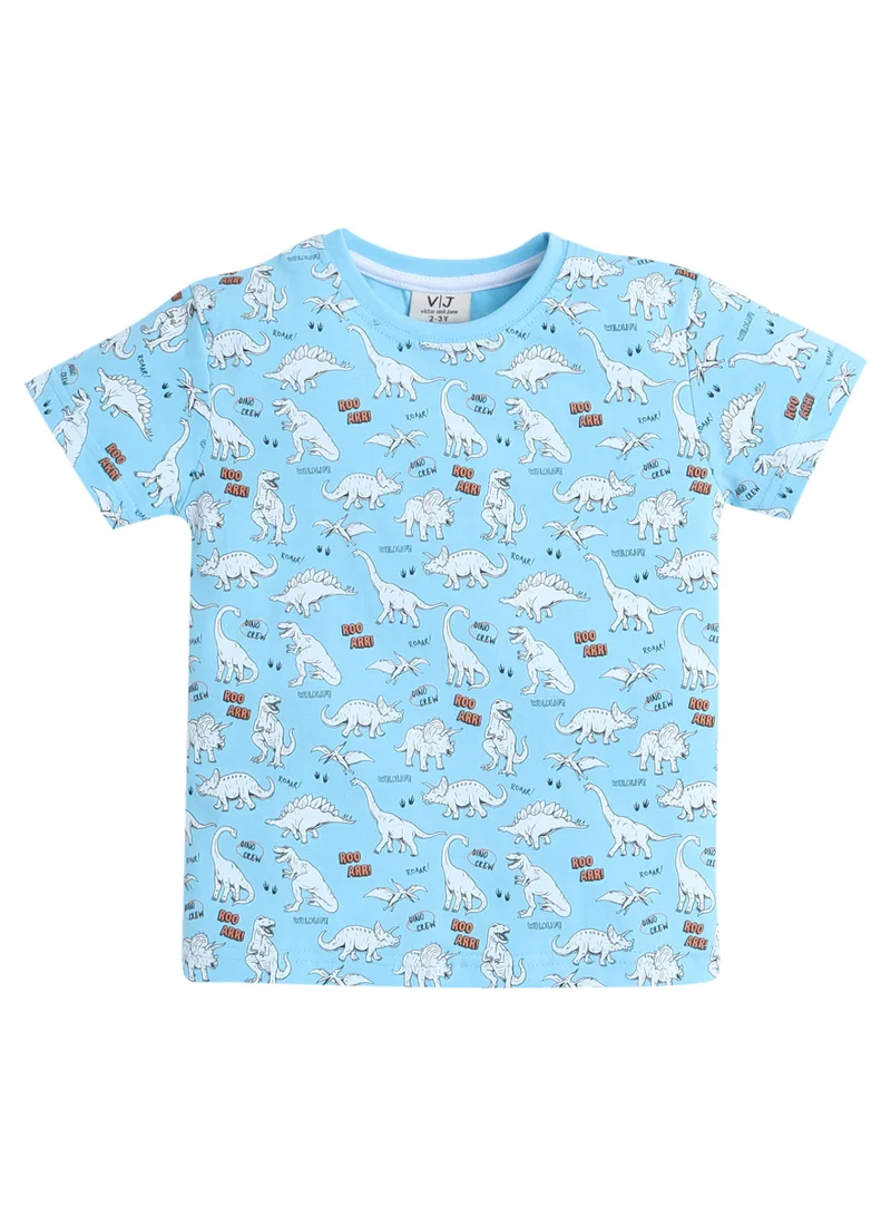 victor and jane Victor and Jane - All-Over Printed T-shirt and Pyjama Set