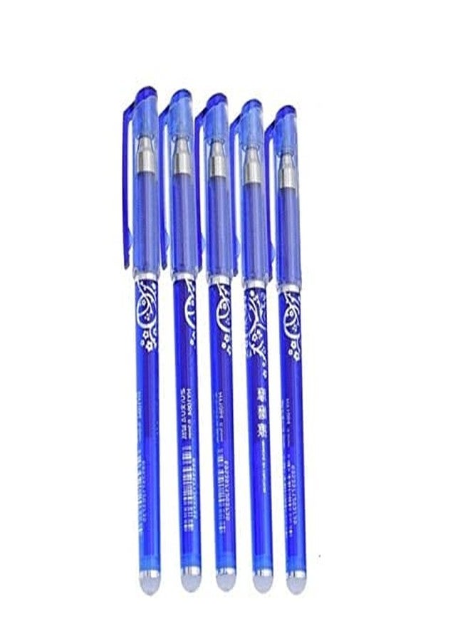 Like-It like it Blue Ink Erasable Gel Pen Set with attached Magic Wipe Eraser (0.35mm Nib Size) Gel Pen 0.35mm (Pack of 3 Pens) - Image 5