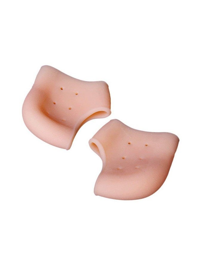 Gion 1Pair Reusable Foot Silicone Heel Socks for Pedicure Against Cracking Chap Pain Protector Moisturizing Breathable Anti Crack Socks - Image 3