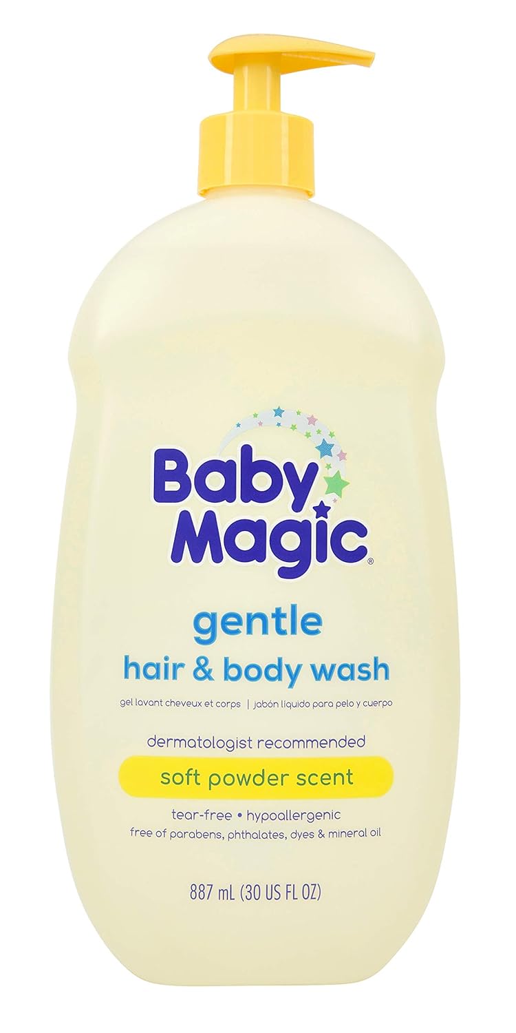Baby Magic شامبو وغسول أطفال 2 في 1، زيت كاليندولا وزيت جوز الهند، 30 أونصة سائلة - Image 1