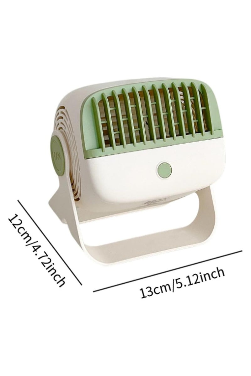 بلو فاير مروحة طاولة محمولة بخمس سرعات – تعمل عبر USB، هادئة وصغيرة الحجم للمكتب أو غرفة النوم أو السفر أو التخييم - Image 2