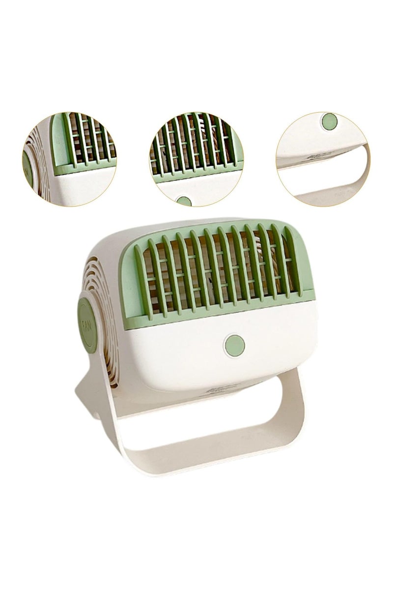 بلو فاير مروحة طاولة محمولة بخمس سرعات – تعمل عبر USB، هادئة وصغيرة الحجم للمكتب أو غرفة النوم أو السفر أو التخييم - Image 3