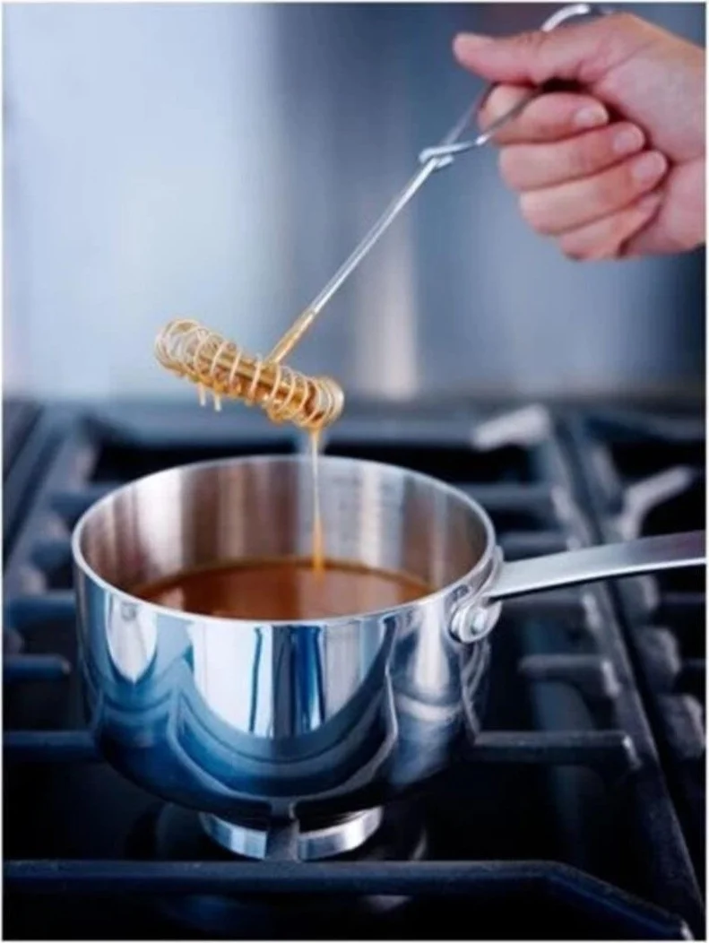 أيكيا Idealisk Double Steel Whisk-Foamer Set