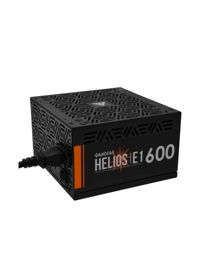 GAMDIAS GAMDIAS HELIOS E1-600 Power Supply 600W, Black  - Image 2