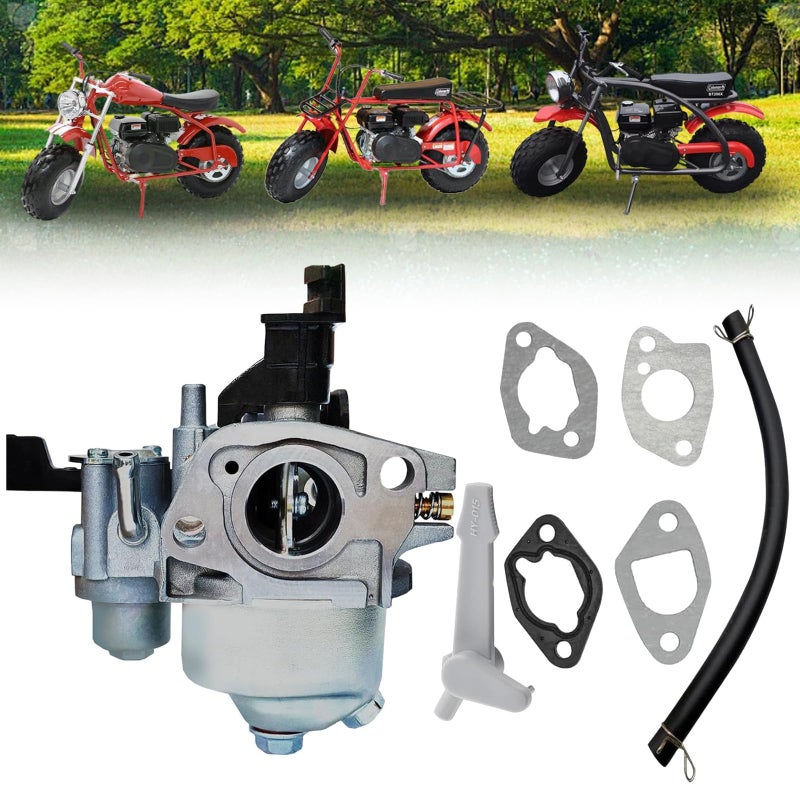 Chikia Huayi P19 CT200U Carburetor Compatible with Coleman CT200U EX BT200X Baja Massimo MB200 KT196 Go Kart 196cc Mini Bike Predator 212cc Honda GX160 GX2006100ZL0W51 16100ZH8W61