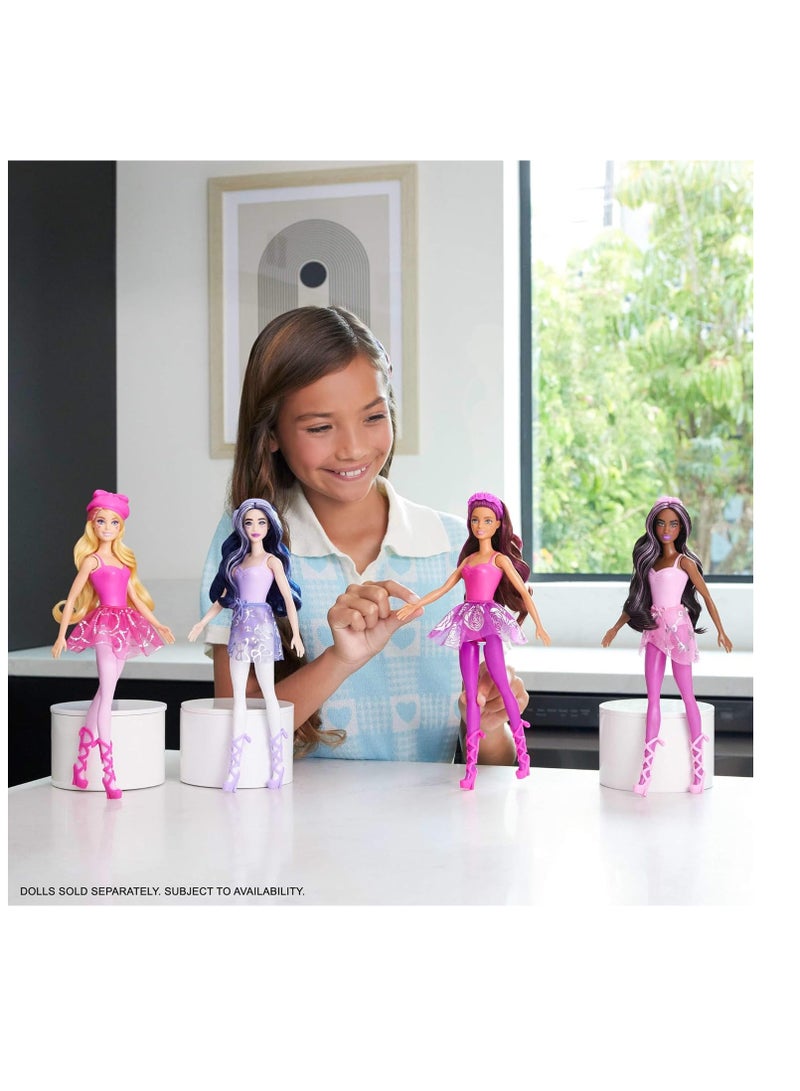 Barbie Color Reveal Doll & Accessories, Ballerina Series, 6 Unboxing Surprises Include Color Change, Inspired by Balletcore 1Piece (Styles May Vary) - Image 2