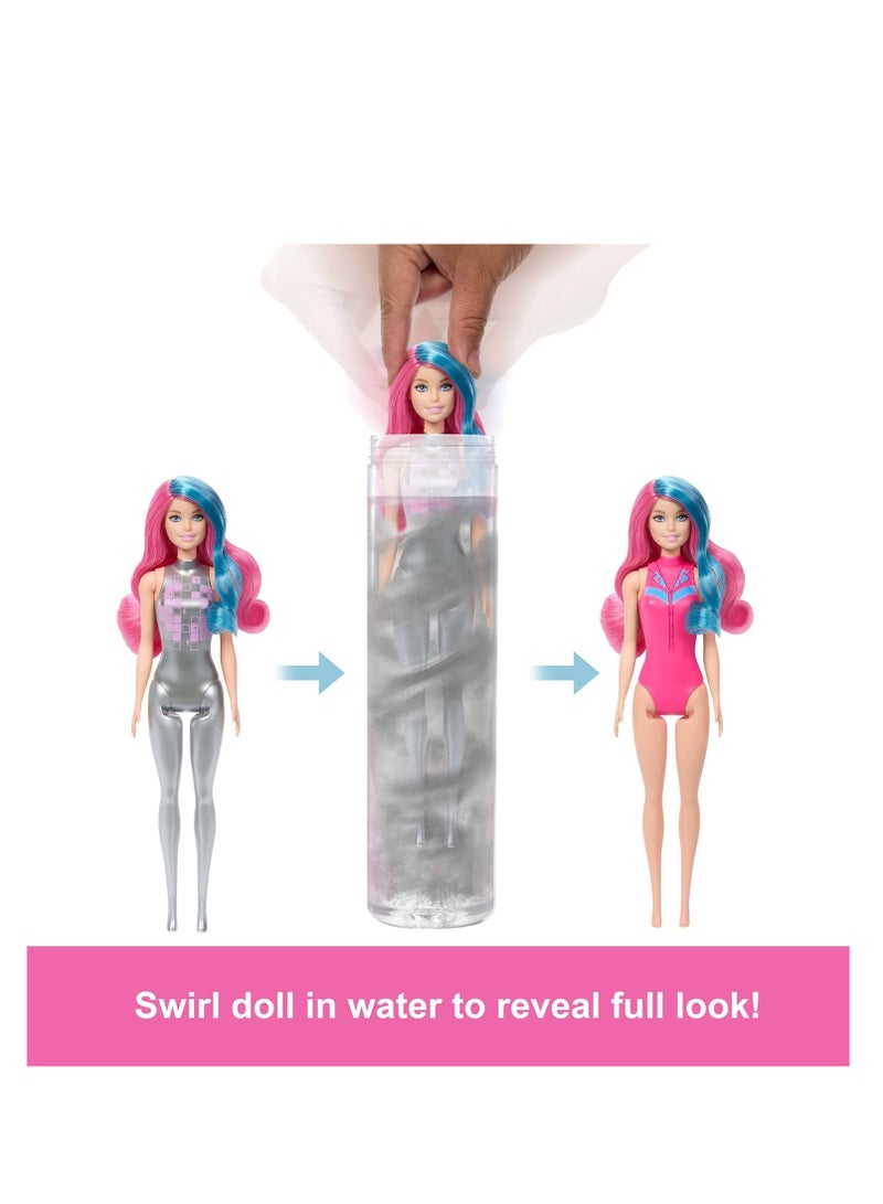 Barbie Color Reveal Doll & Accessories, Ballerina Series, 6 Unboxing Surprises Include Color Change, Inspired by Balletcore 1Piece (Styles May Vary) - Image 4