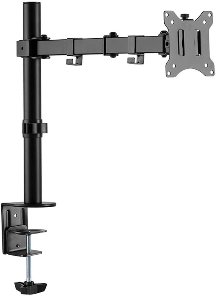 Logilink BP0097 - Aluminium Monitor Desk Mount for 17-32 Inches (LCD, LED, OLED, etc.), 360°, Arm Length = 454 mm - Image 1