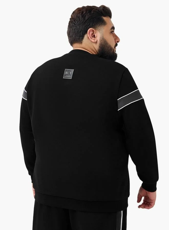 Maxim  Men Regular Fit Striped Cotton Sweatshirt for Men | Best Price UAE