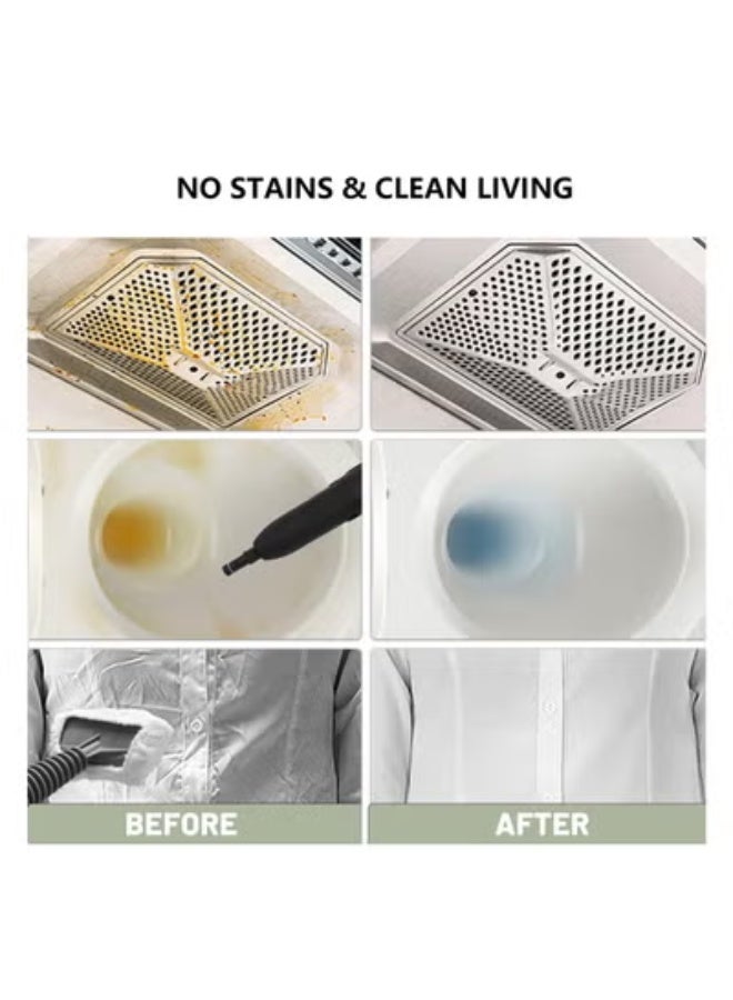 Sharpdo Handheld Steam Cleaner, 2000W Easy Fix Steam Cleaning Machine, 5 Bar Steam Pressure Multifunctional High Temperature Pressurized Steam Cleaning Machine with 18 Accessories, Suitable for Window, Floor, Kitche, Bathroom, Car - Image 3